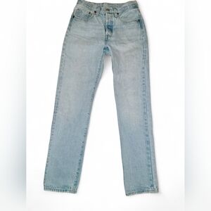 SOLD. Levi's Women's Light Blue Straight Leg Jeans